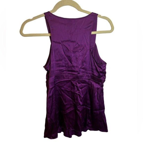 EXPRESS Y2K SILK BEADED BLOUSE - Picture 2 of 4